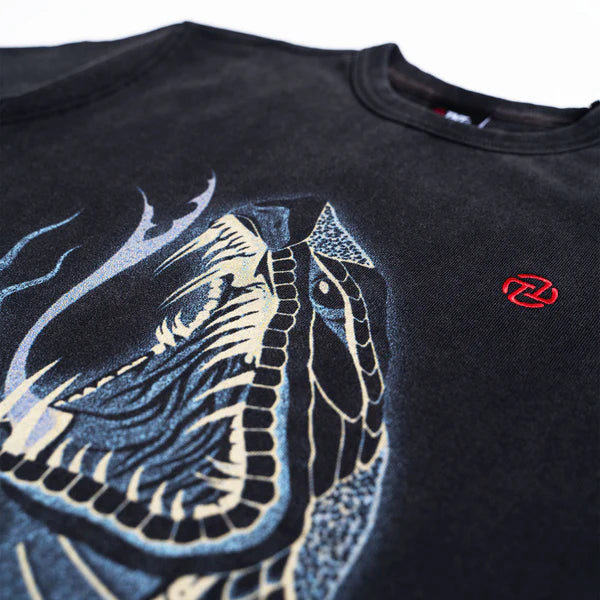 Cobra Stone Wash Tee Black