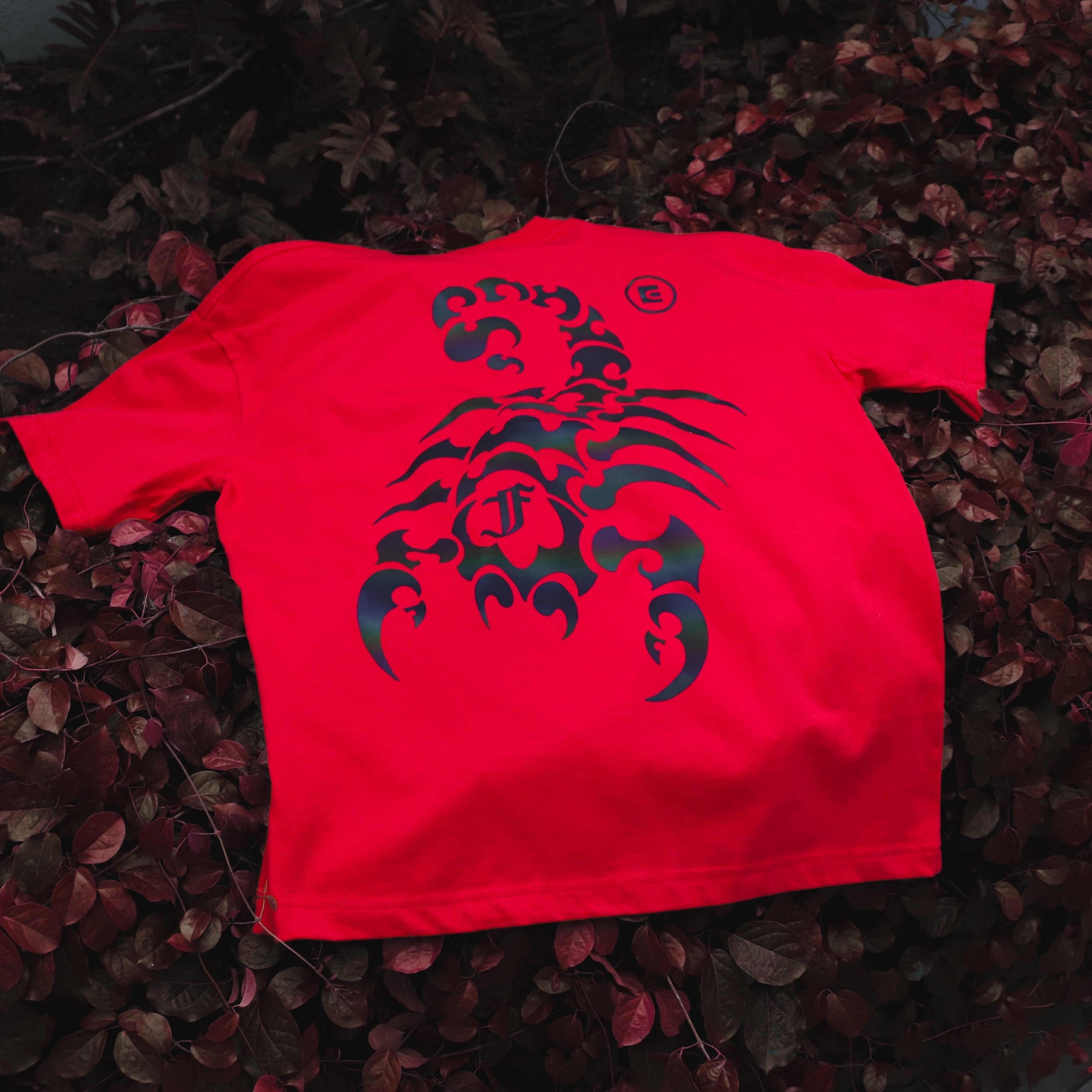 FRDCO X ENDLESS : Reflective Scorpion Tee Red