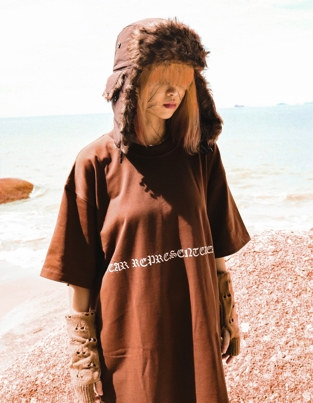 Demons Dust Essential Logo Tee Brown