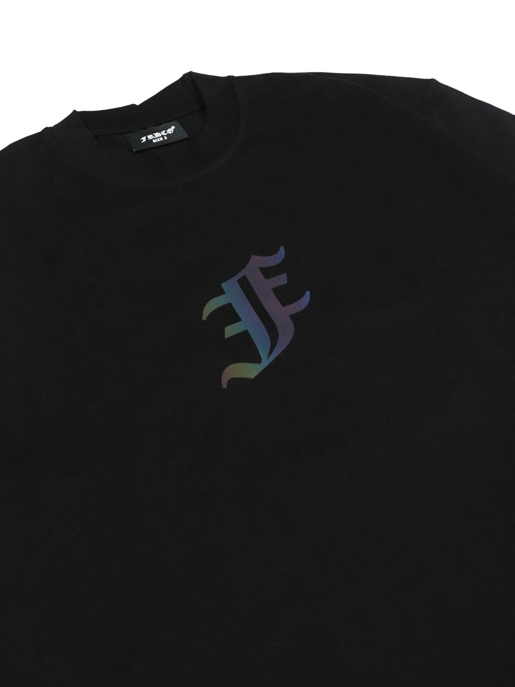 Rainbow Reflective Dragon Aura Tee Black