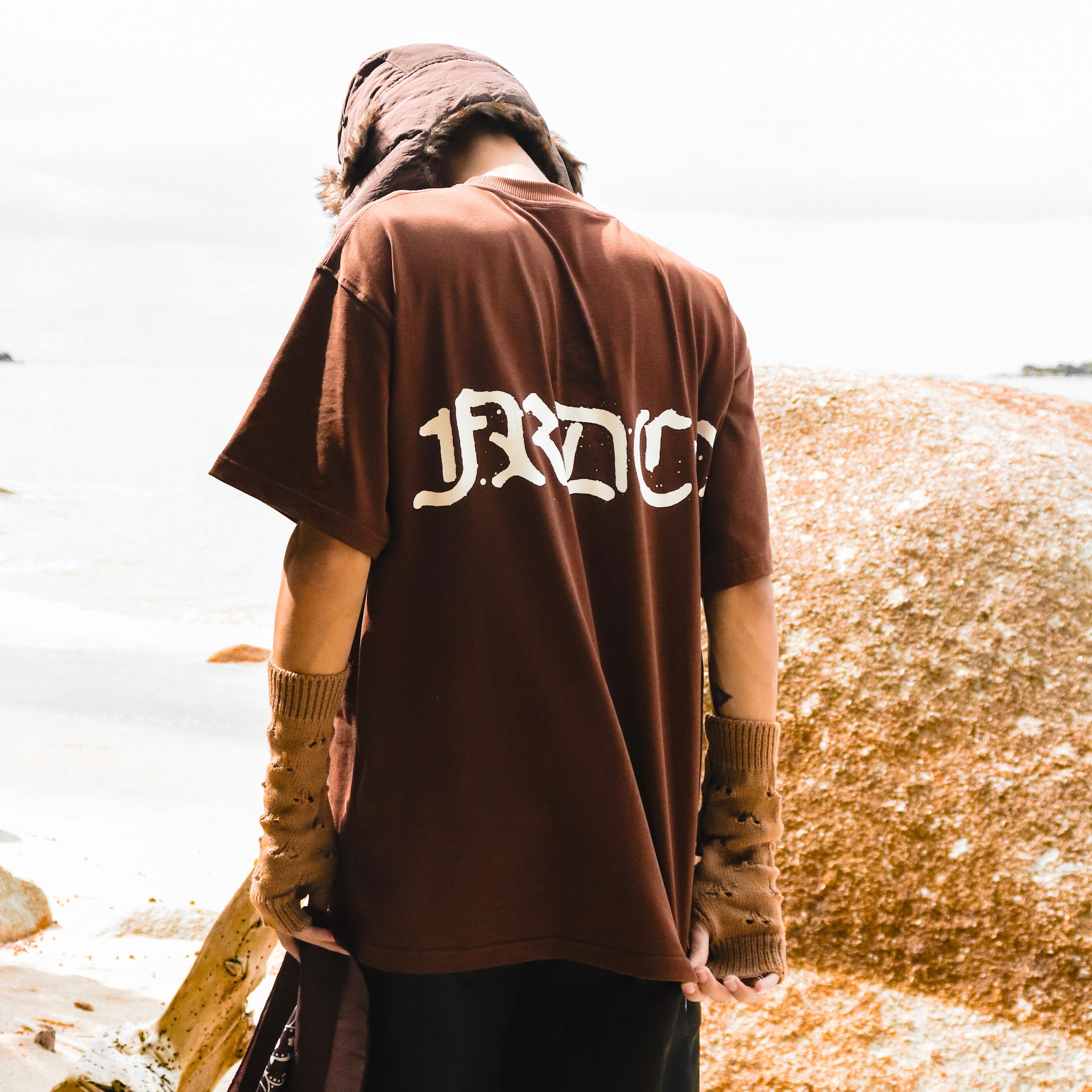 Demons Dust Bird Logo Tee Brown