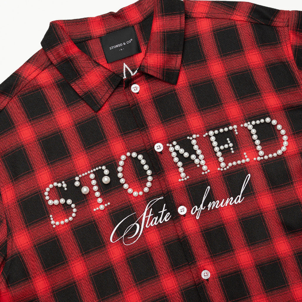 Blessed26 : Pearl Flannel Red