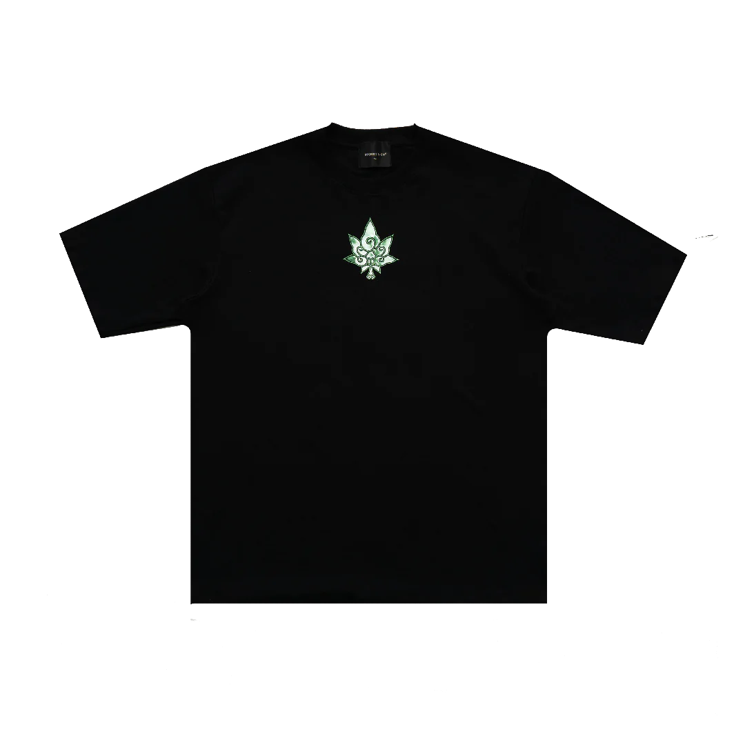 Golden Jade : Duo Snake Tee Black