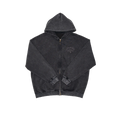 Void : Vintage Washed Zip Hoodie Black