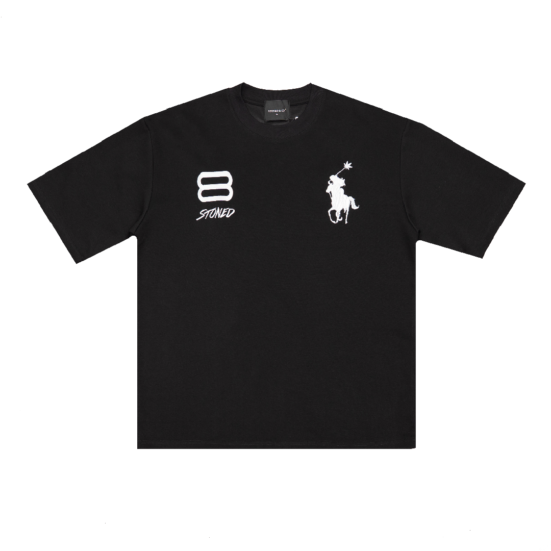 Dark Horse : Polo Tshirt Black