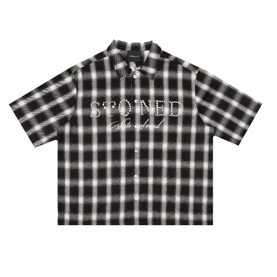 Blessed26 : Pearl Flannel White Black