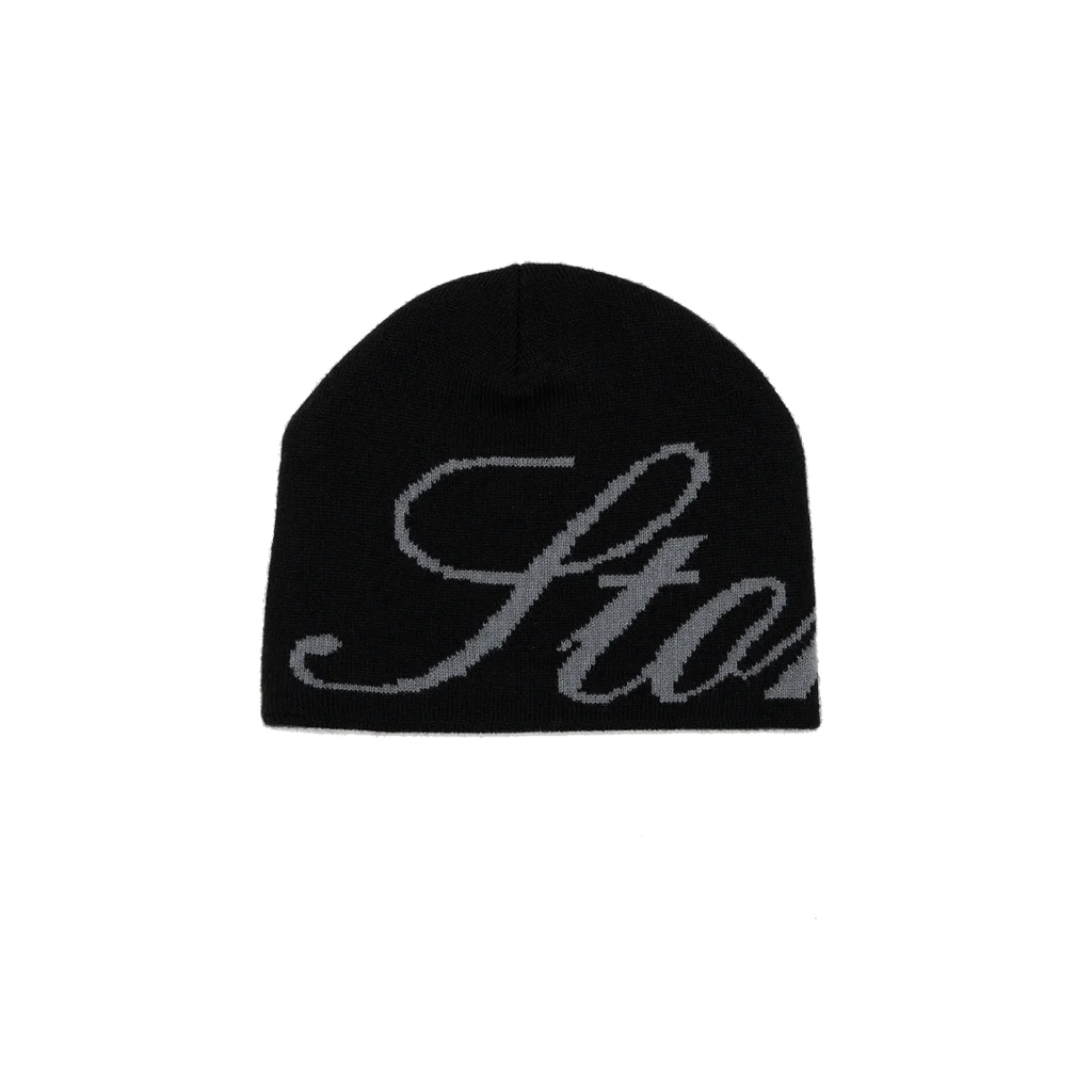 Void : Cursive Logo Beanie Black