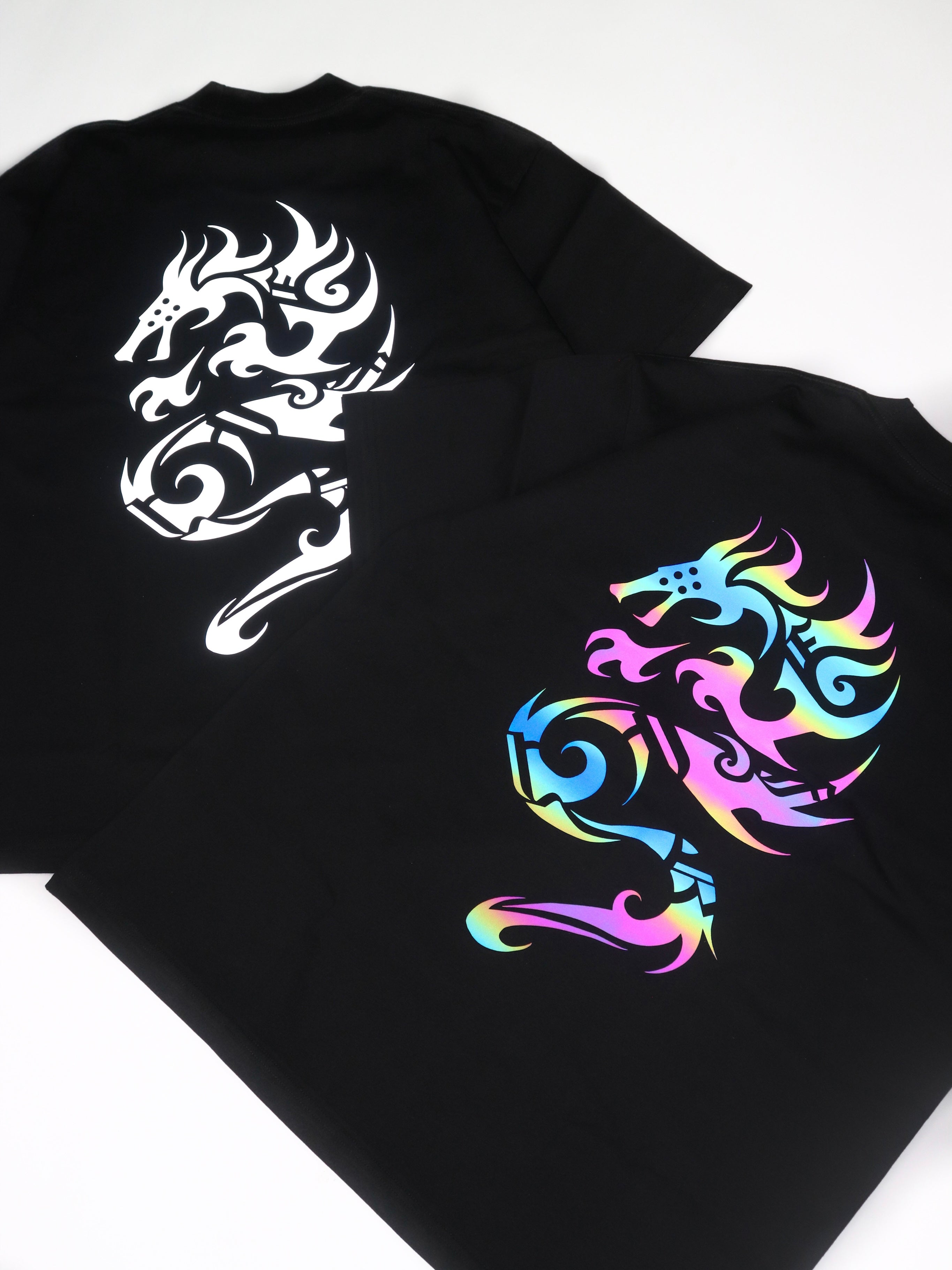 3M Reflective Dragon Aura Tee Black