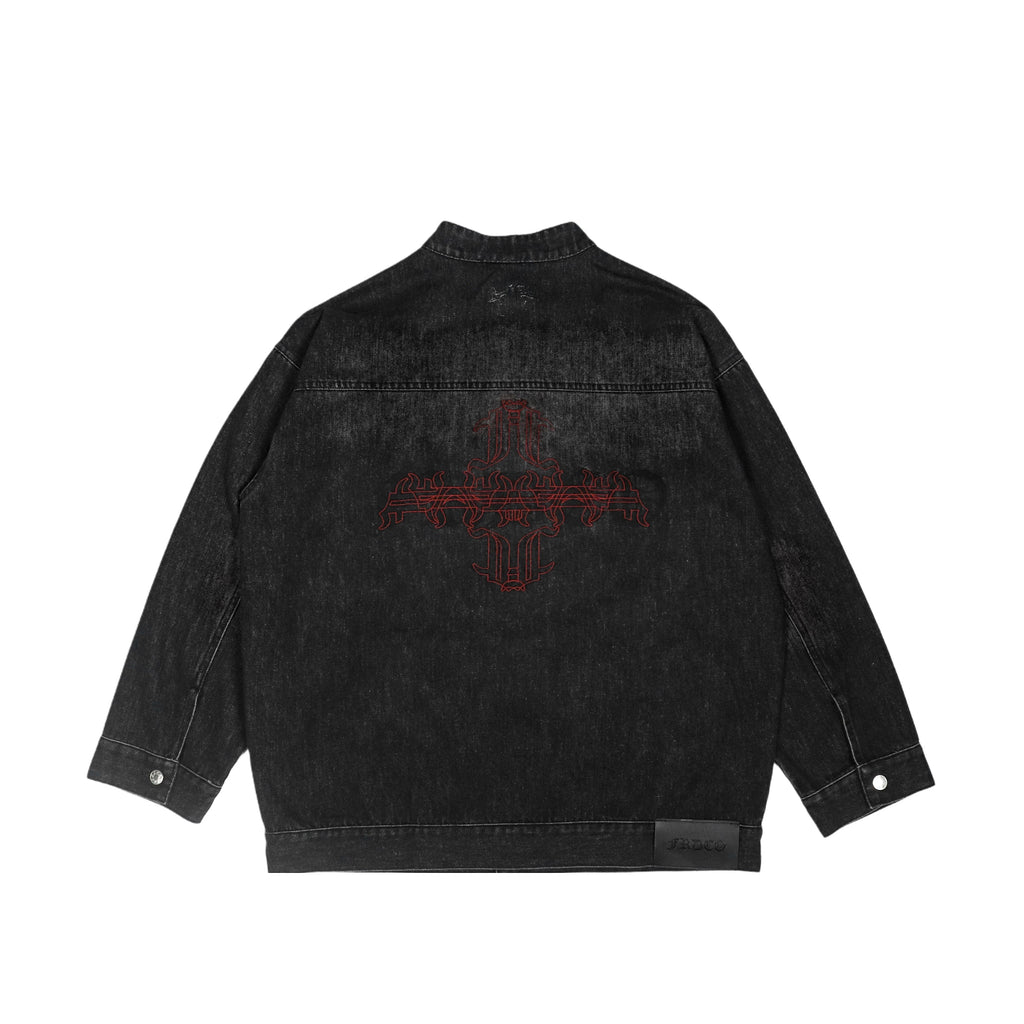 Aura Denim Jacket Black