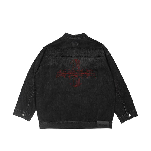 Aura Denim Jacket Black