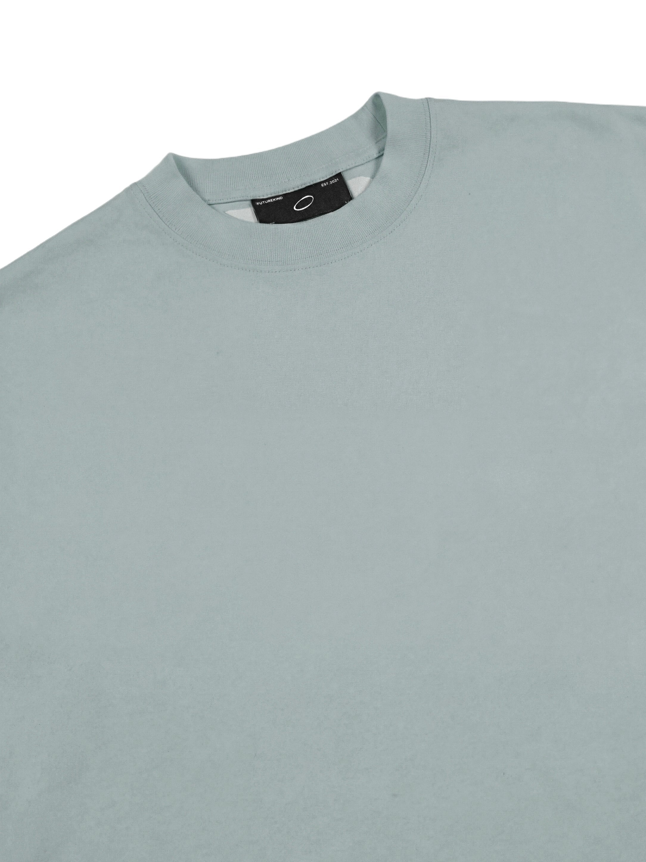 Essential Crop Tee - Haze Blue