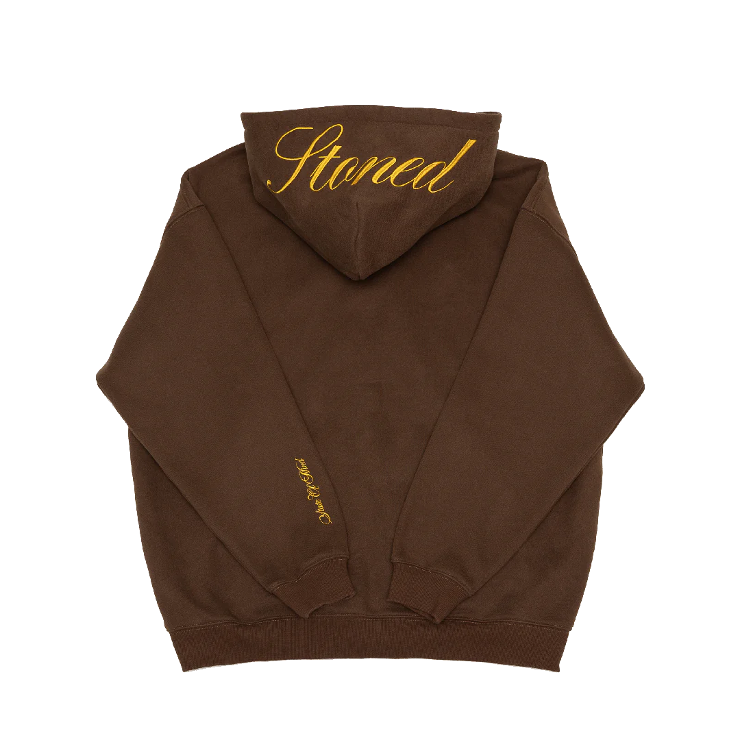 Golden Jade : UIP Zip Up Hoodie Brown