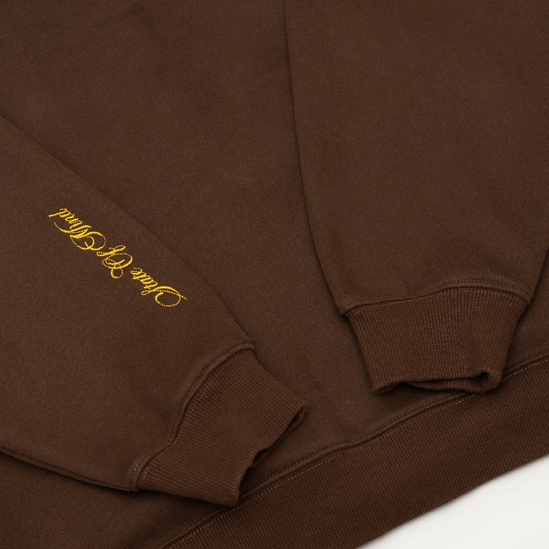 Golden Jade : UIP Zip Up Hoodie Brown