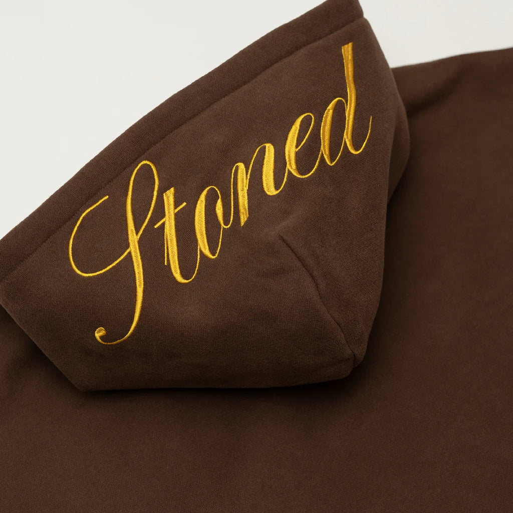 Golden Jade : UIP Zip Up Hoodie Brown