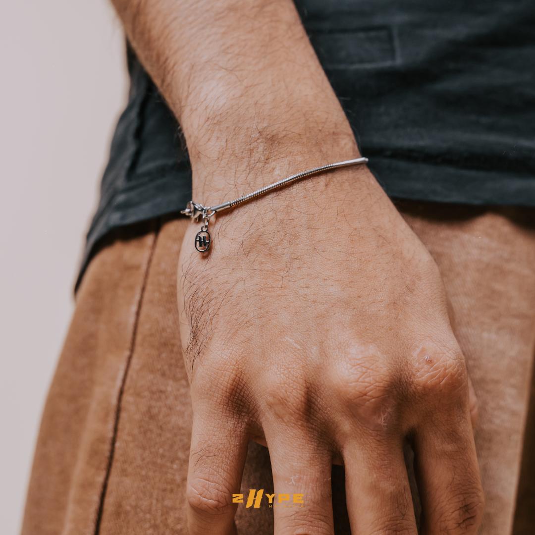 Bone Bracelet (Silver) 2mm
