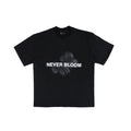 Never Bloom Logo Tee Black