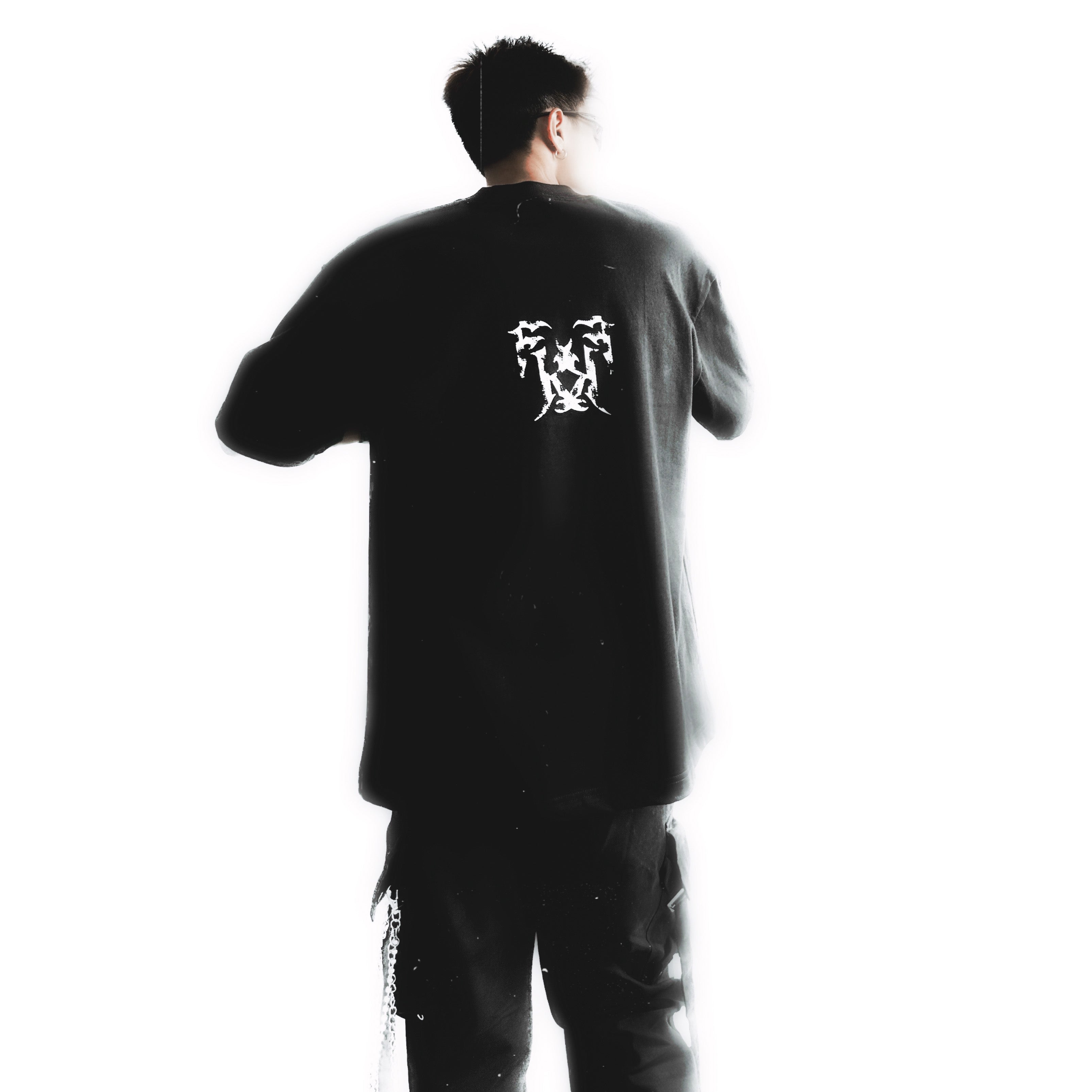 Tear Logo Tee Black