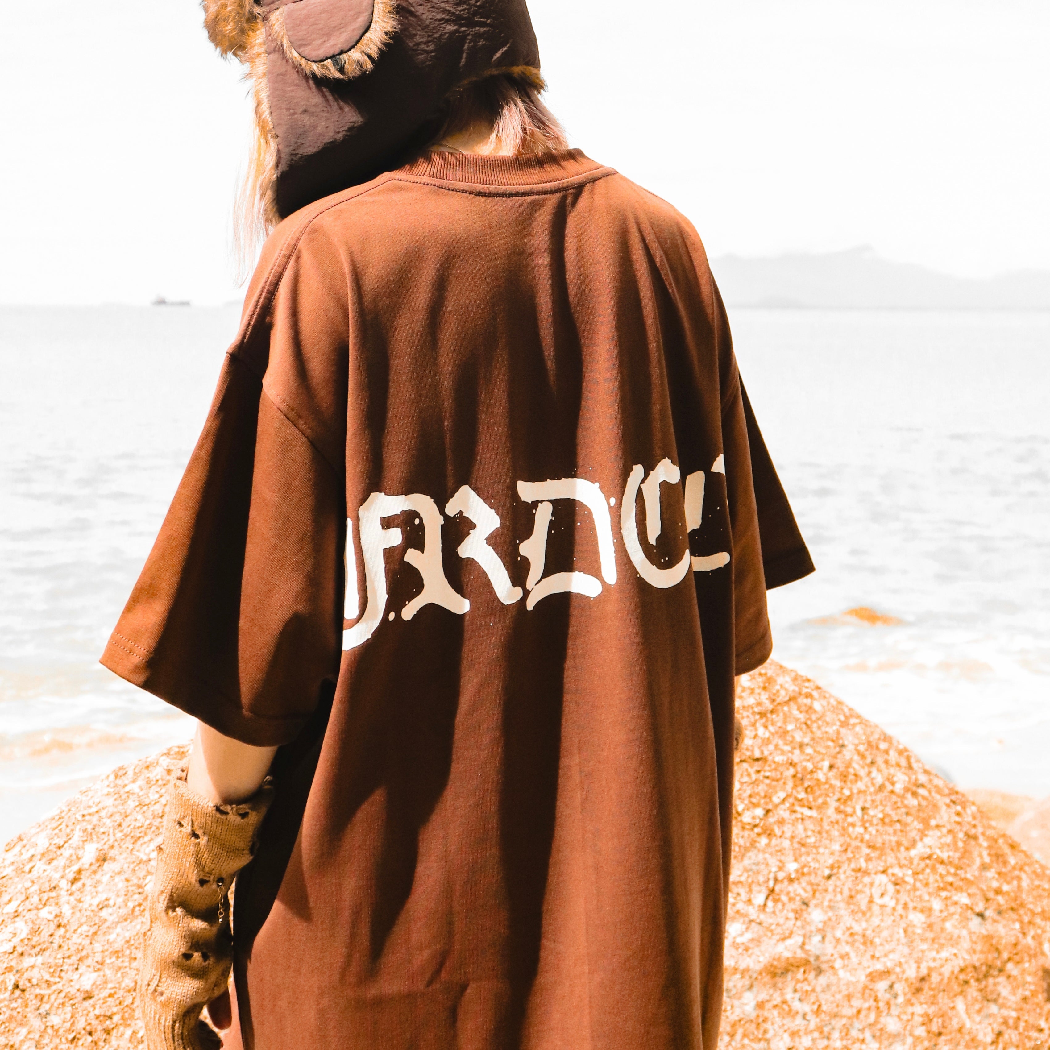 Demons Dust Essential Logo Tee Brown
