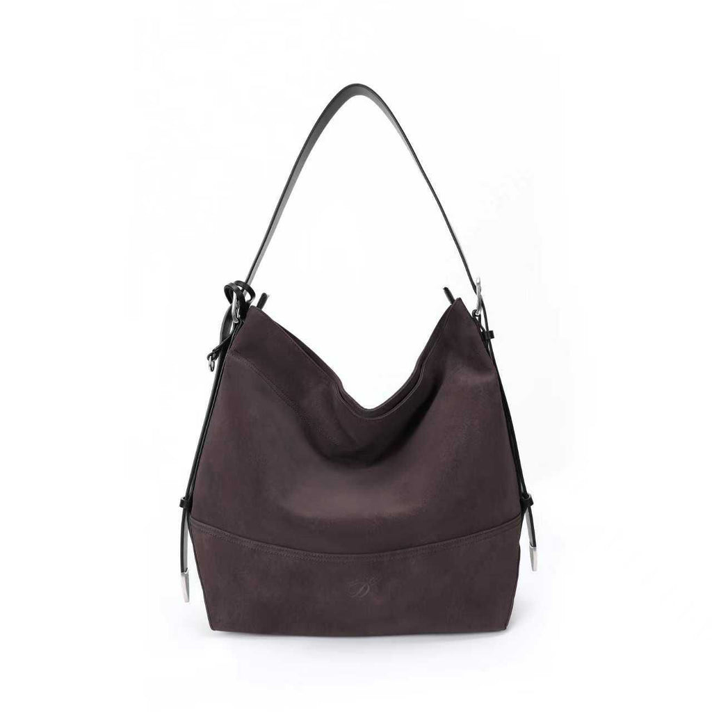 Kota Commuter Suede Hobo Bag