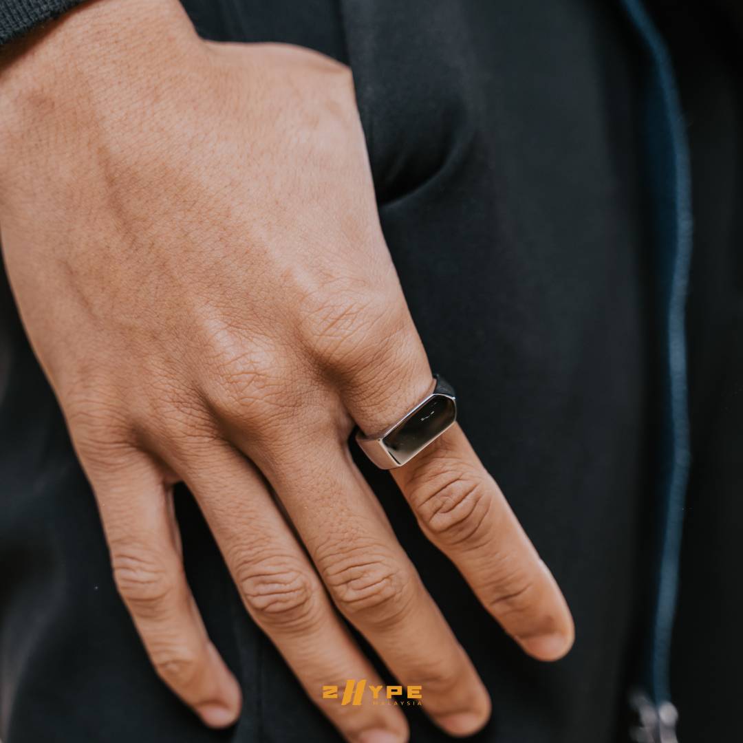 Steel Signet Ring (Silver)