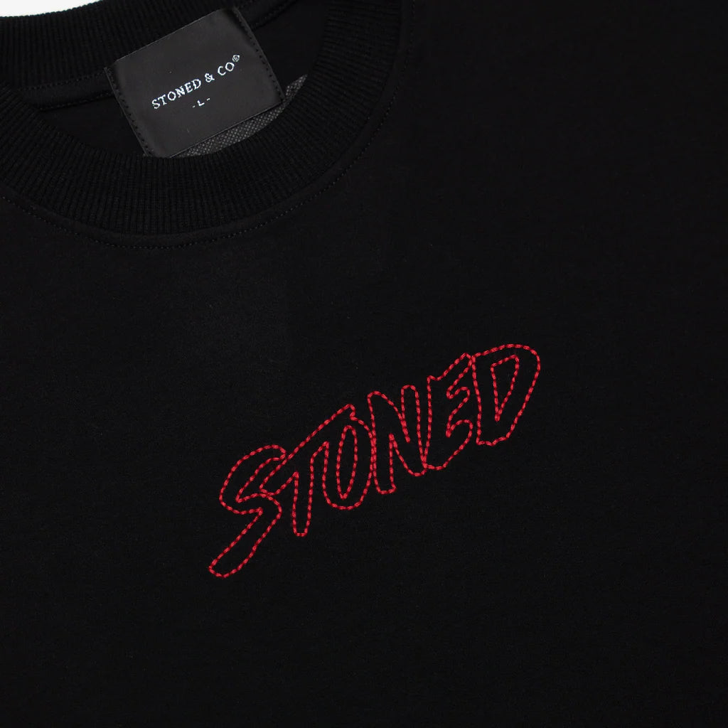 Dark Horse : Twin Horses Tee Black