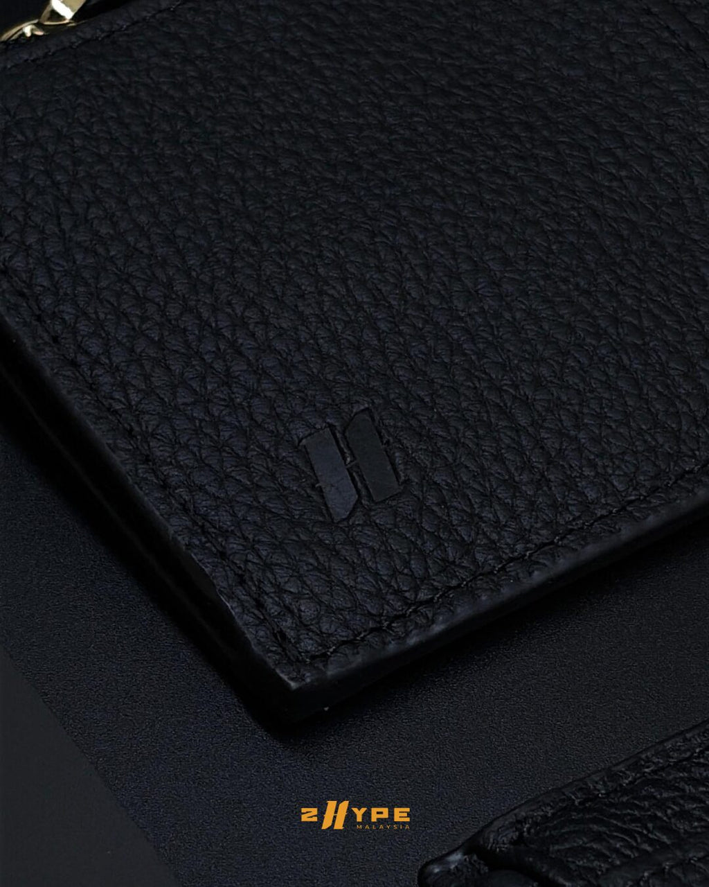 Matte Black Leather Cardholder