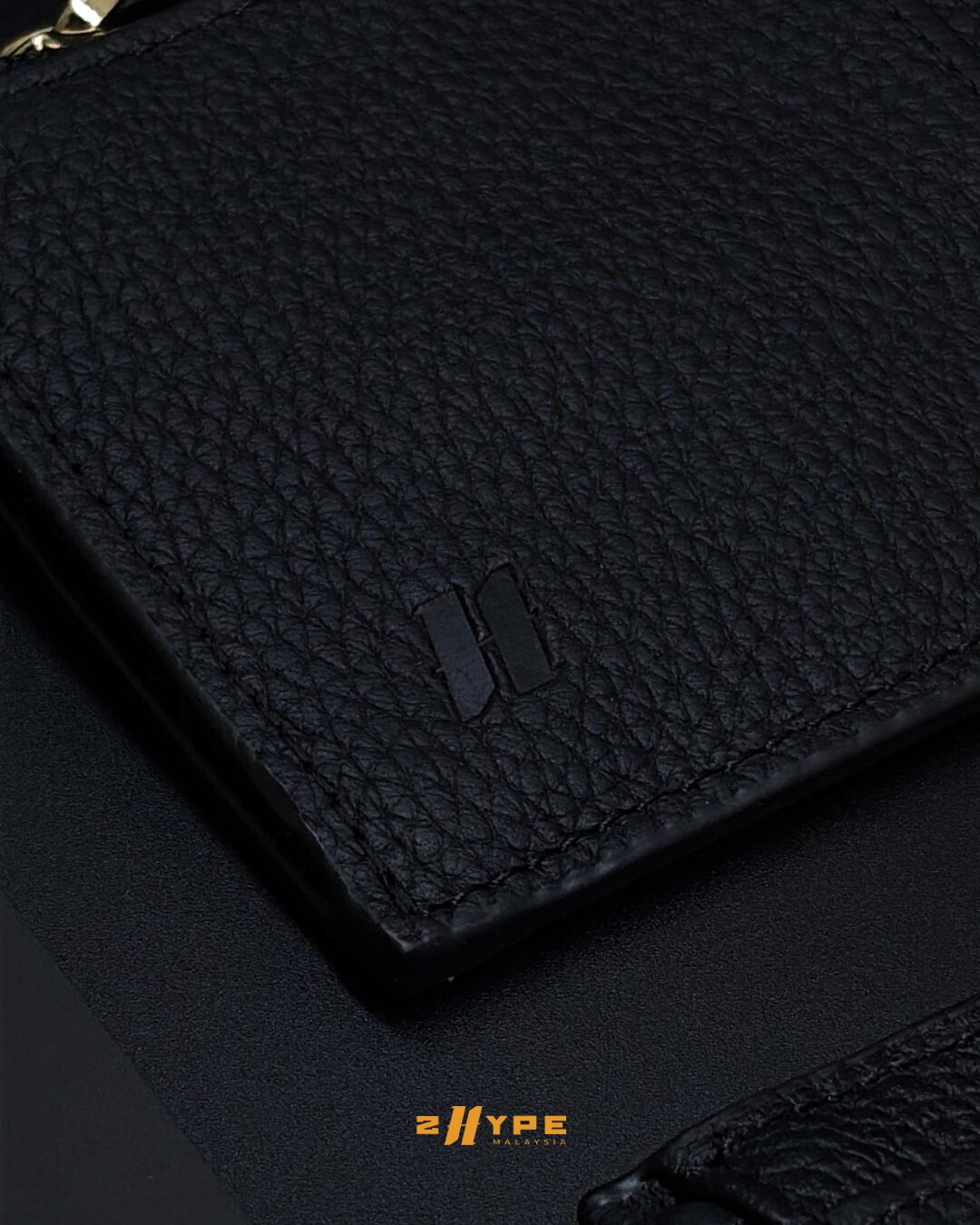 Matte Black Leather Cardholder