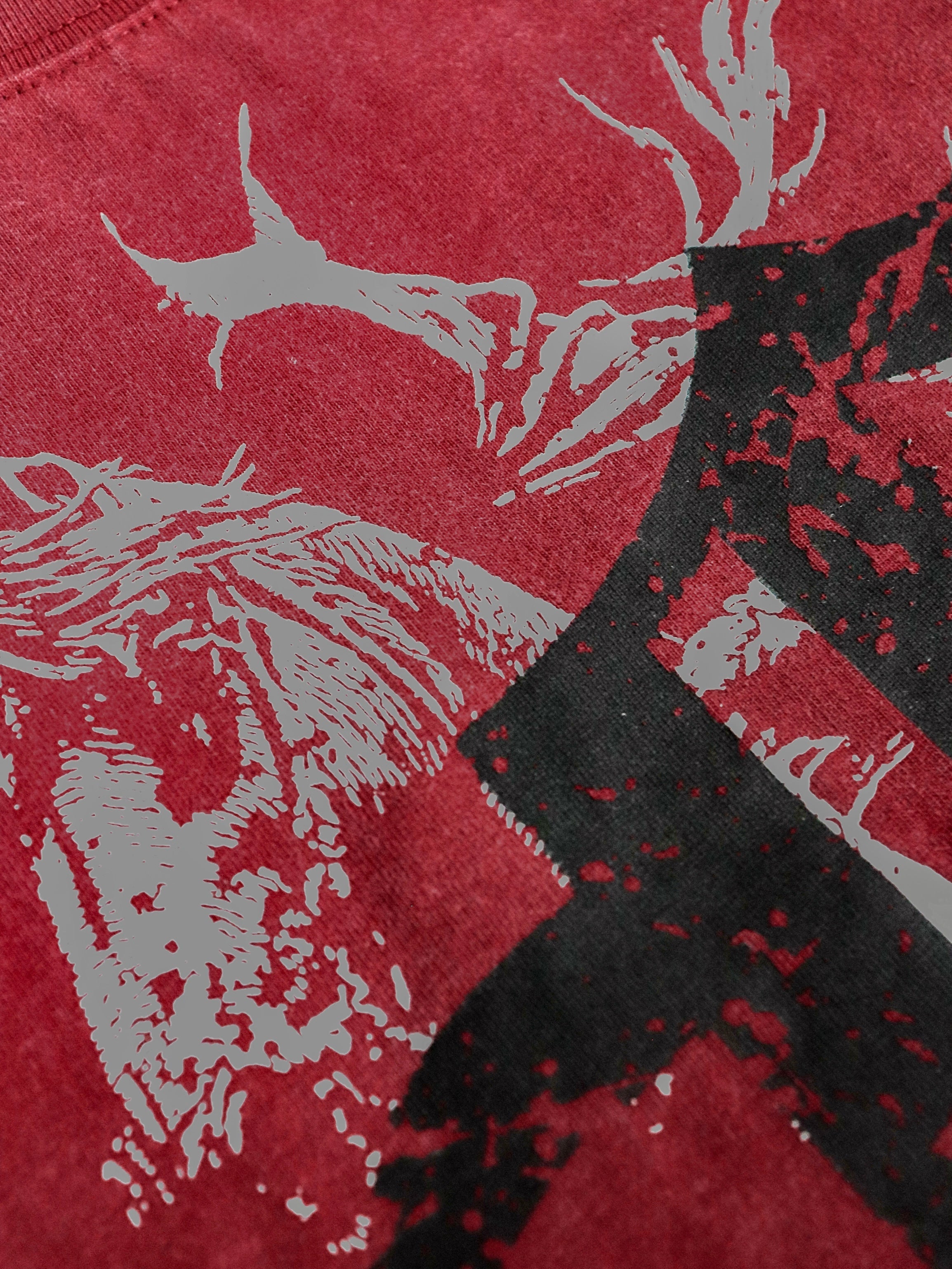 Knight Washed Tee Red