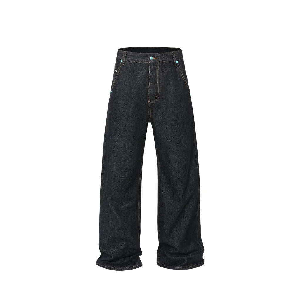 Pony Hair Raw Denim Black
