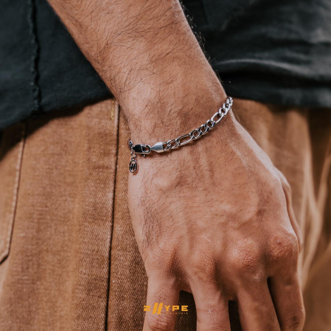 Figaro Bracelet (Silver) 5mm