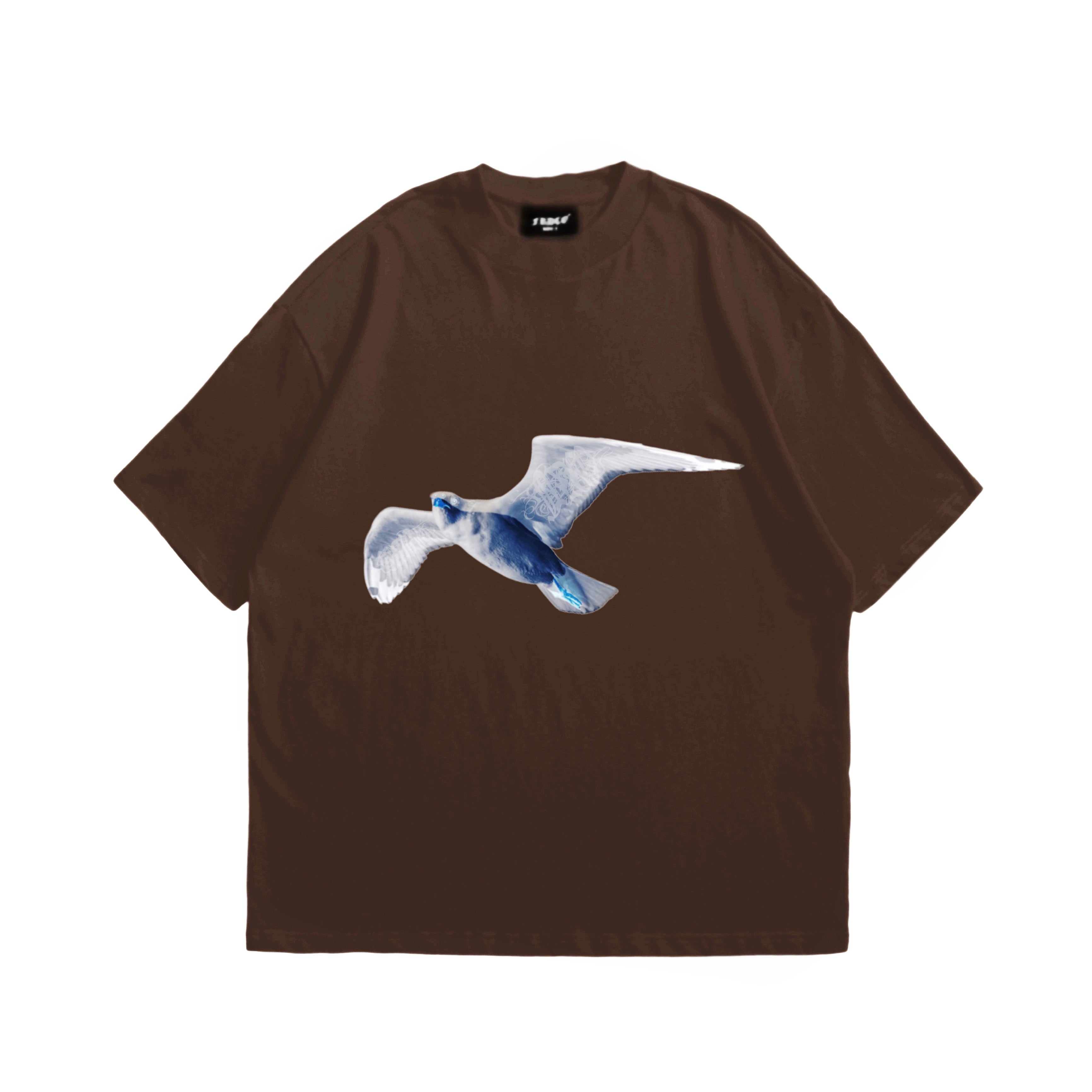 Demons Dust Bird Logo Tee Brown
