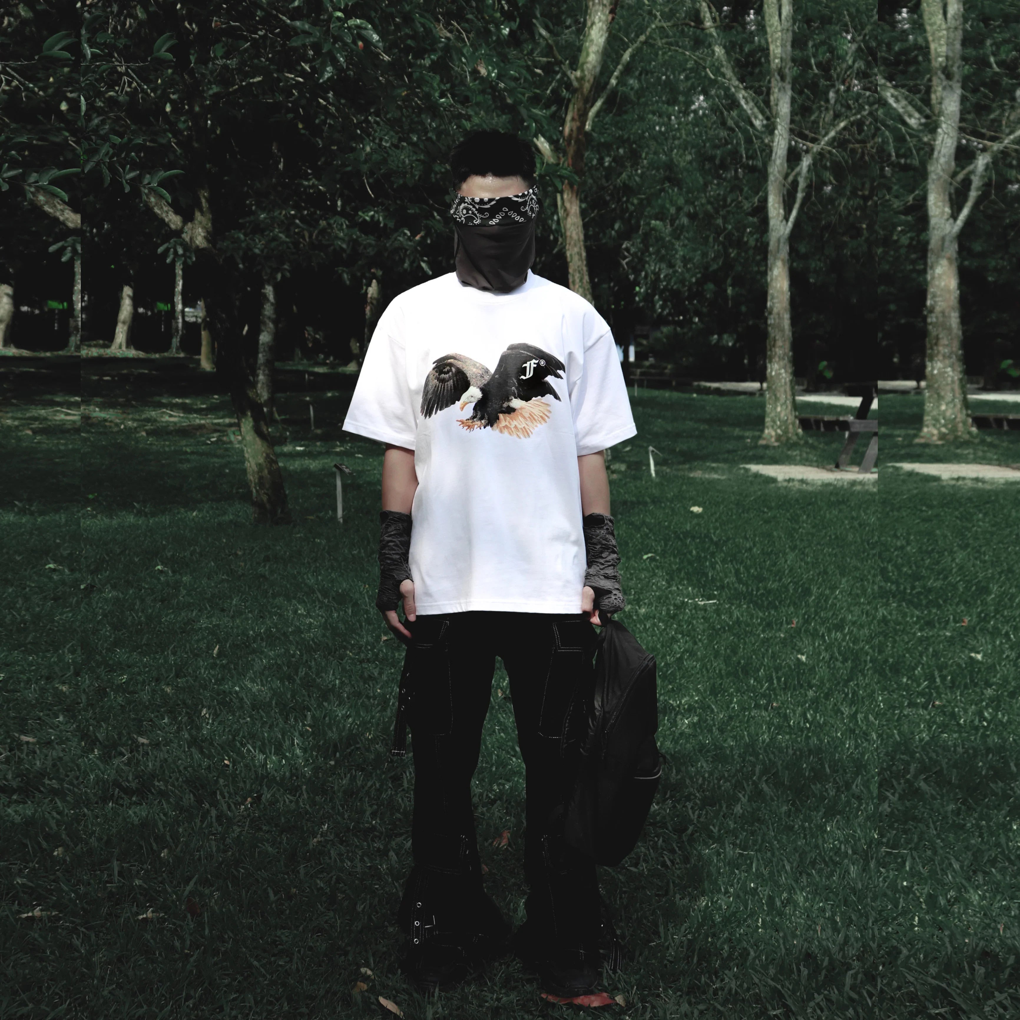 Eagle Logo Tee White
