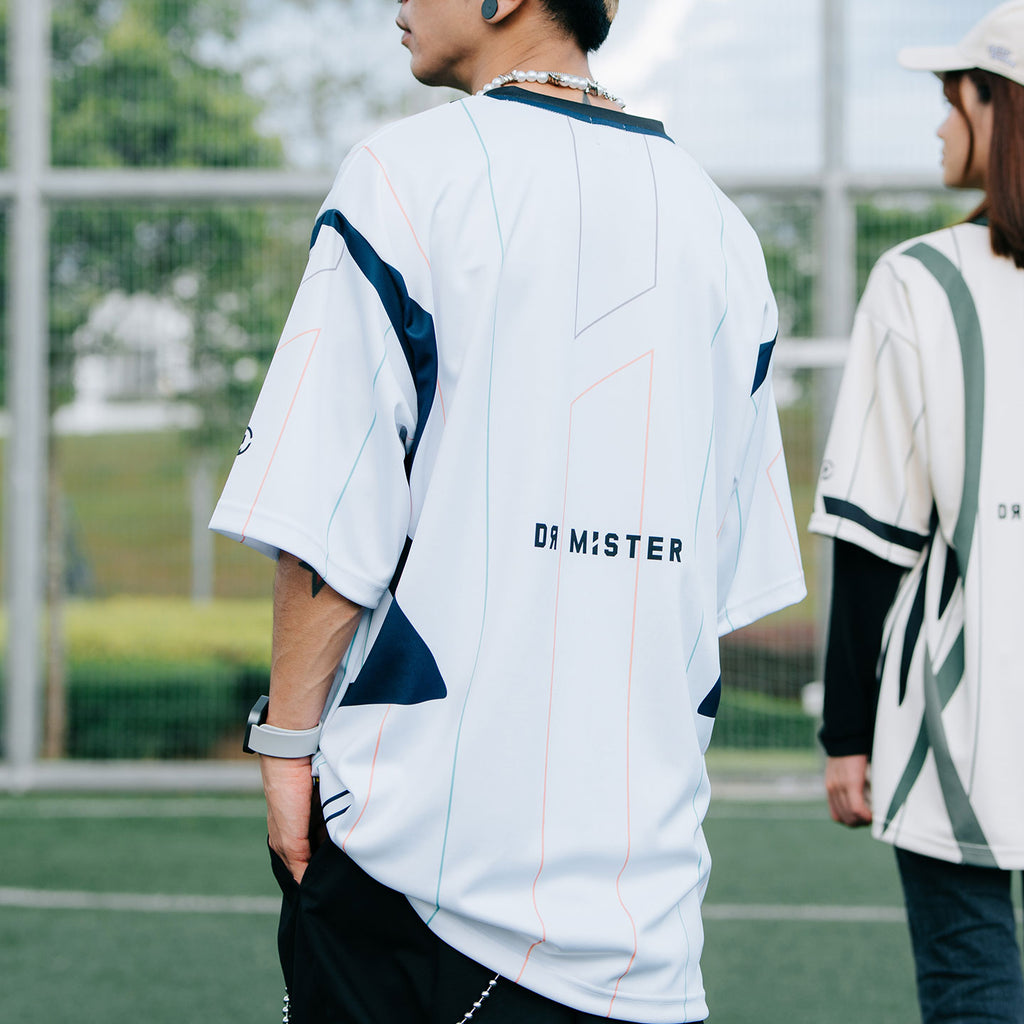 Eclectic Oversized Jersey White