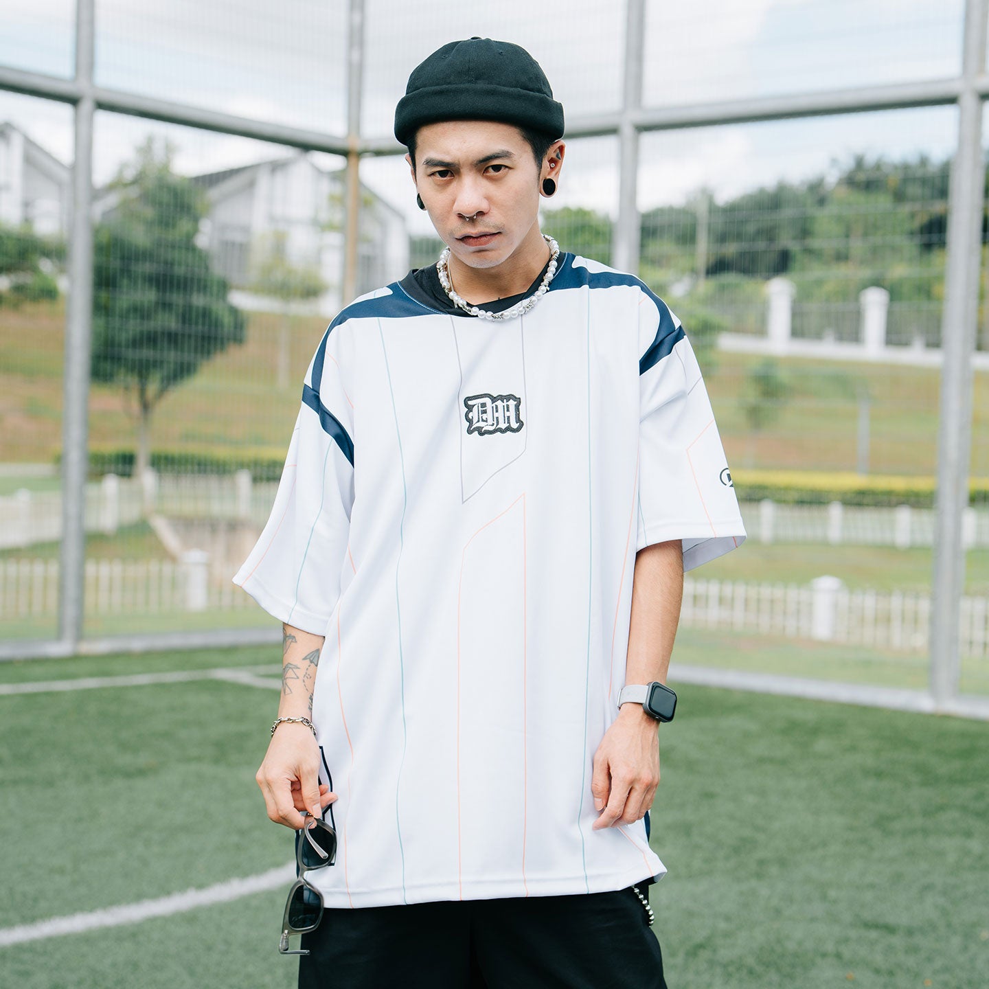 Eclectic Oversized Jersey White