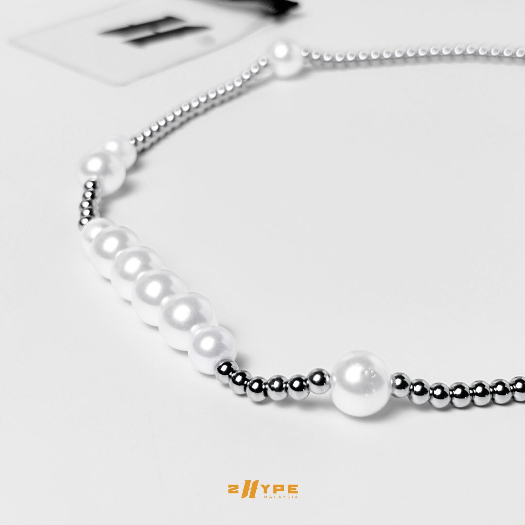 Pearl Beaded Necklace 50cm