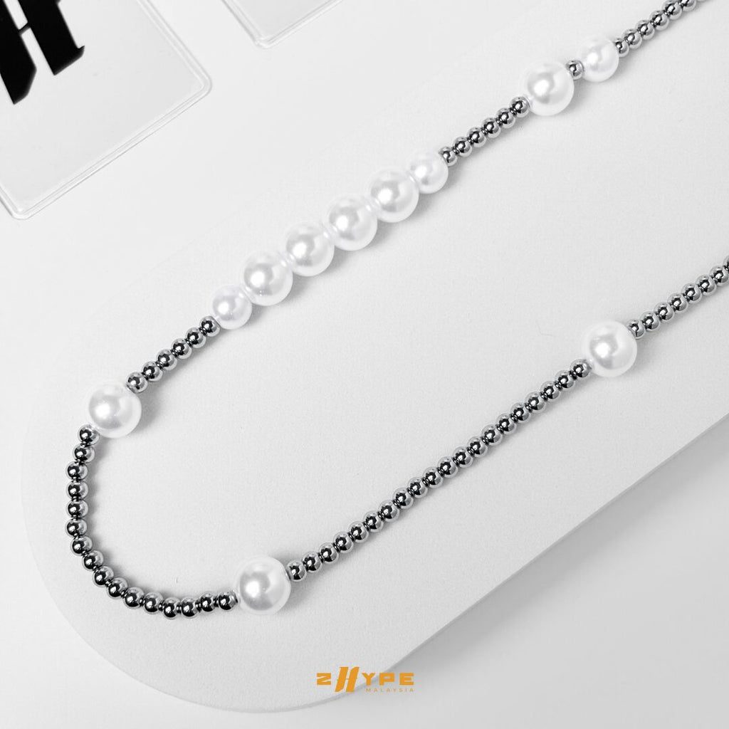 Pearl Beaded Necklace 50cm
