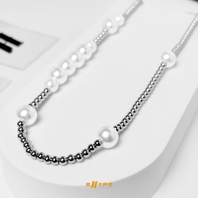 Pearl Beaded Necklace 50cm