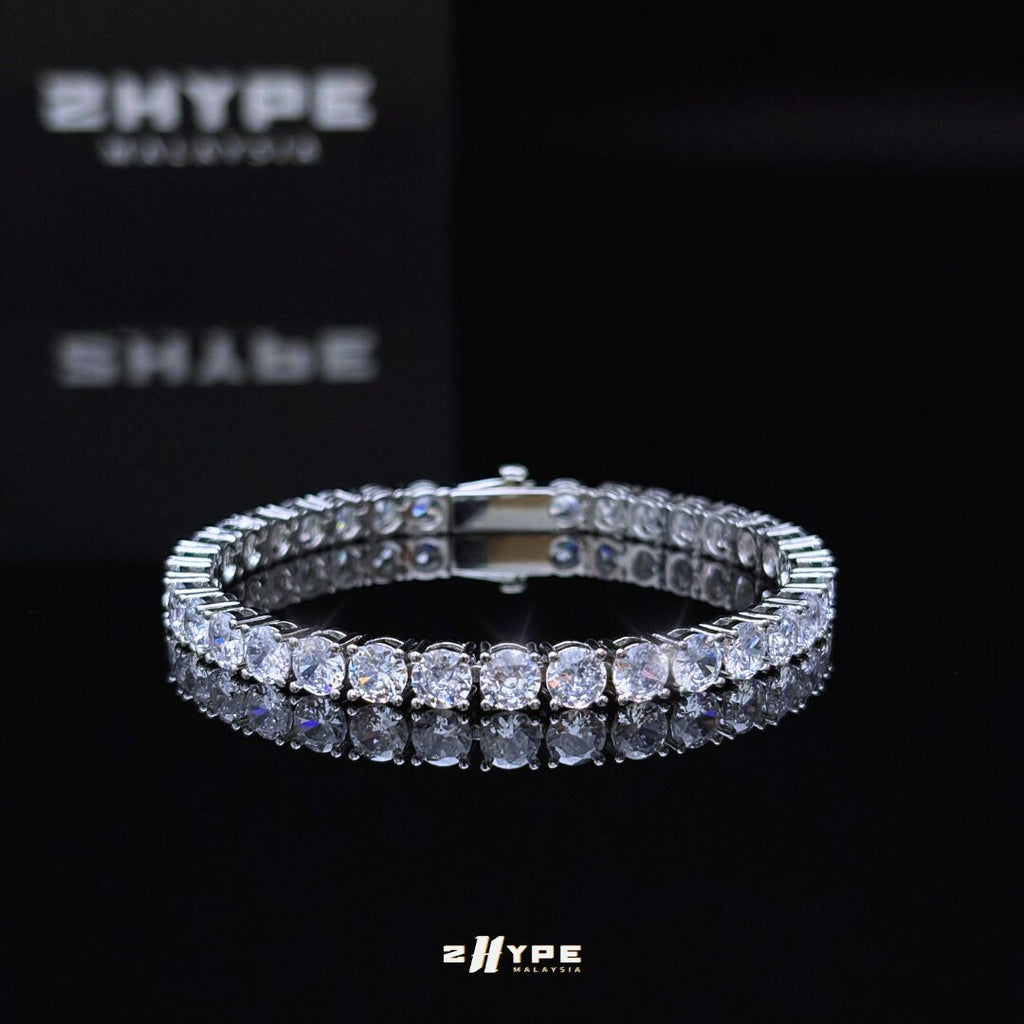 Tennis Bracelet (Silver) 5mm