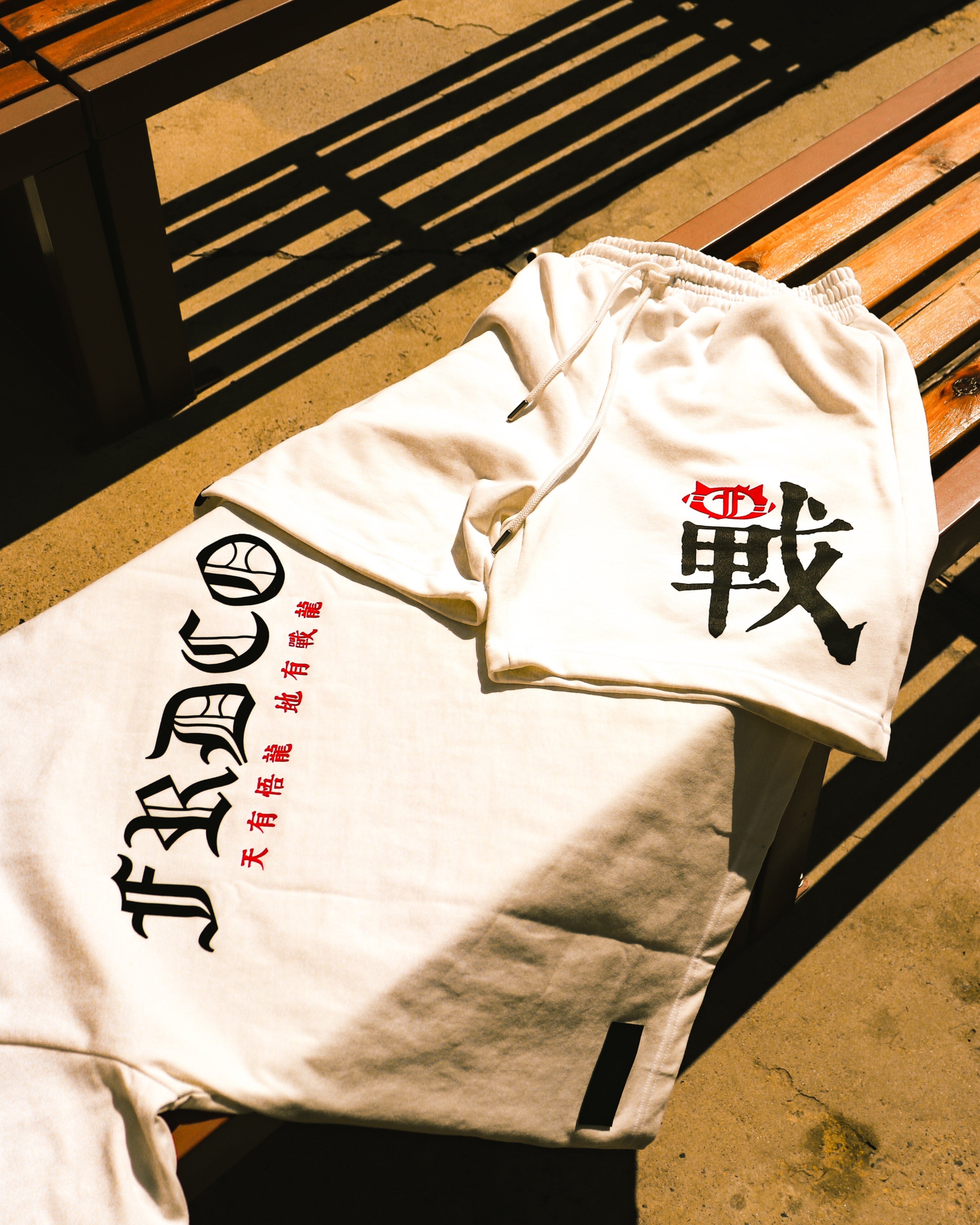 Warrior Logo Pants White