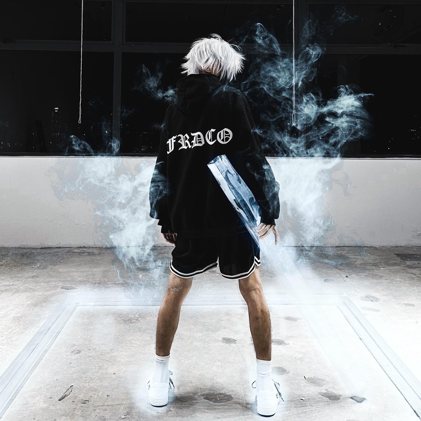 S23 White Demons Hoodie Black