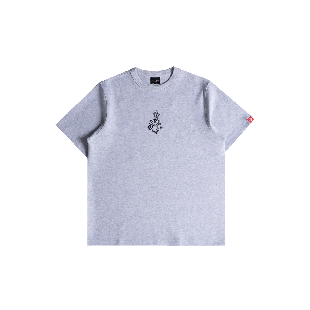 Flame Dice Tee Grey
