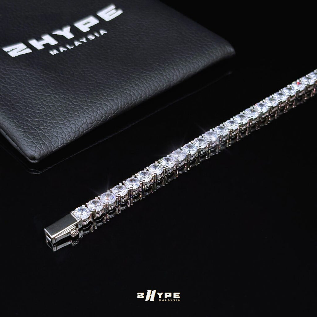 Tennis Bracelet (Silver) 5mm