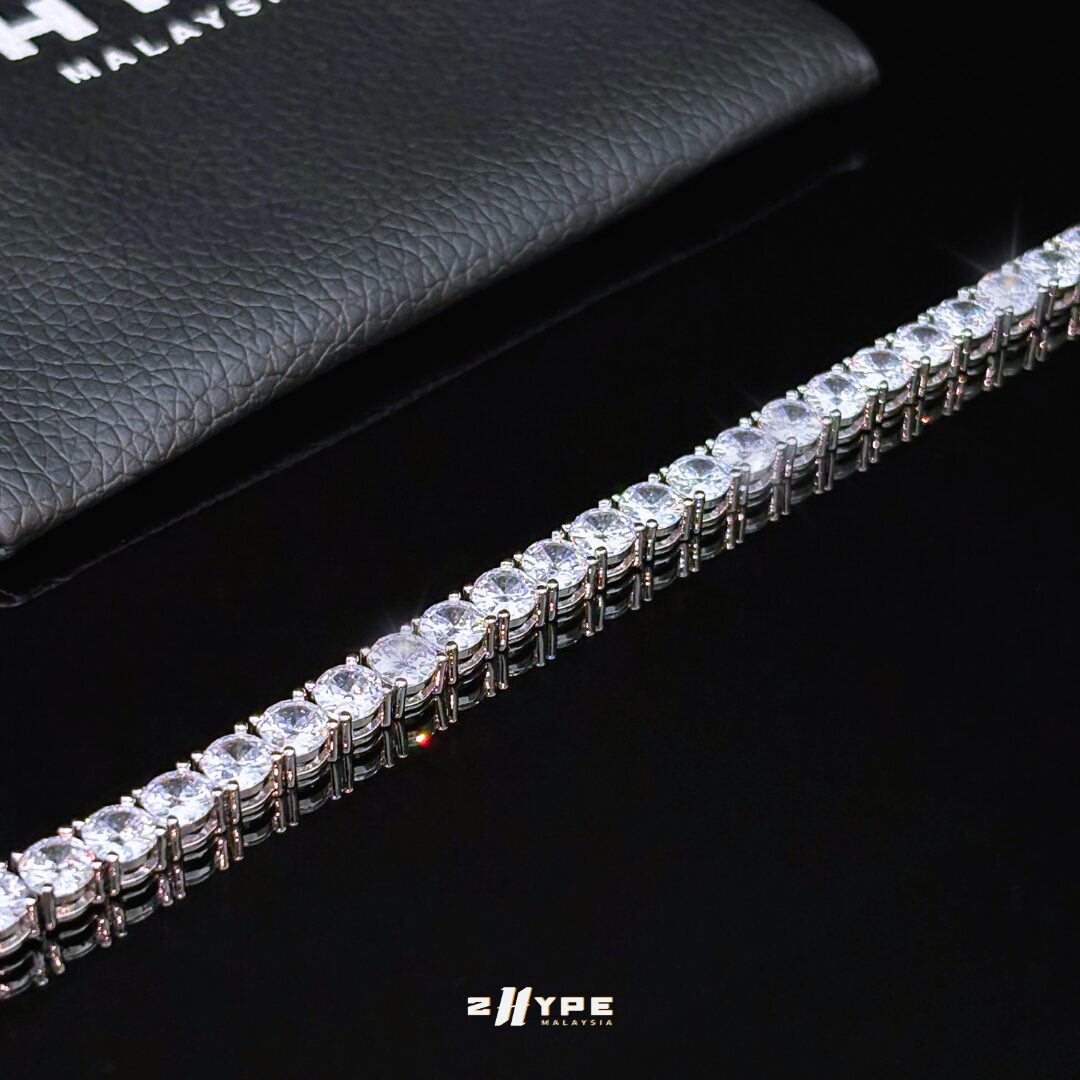 Tennis Bracelet (Silver) 5mm