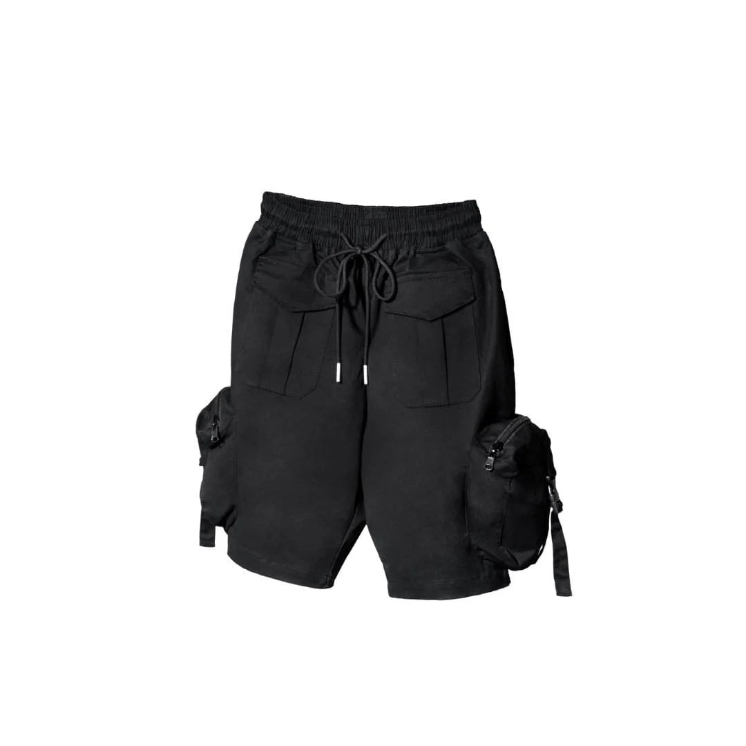 3D Pockets Cargo Short (Black)