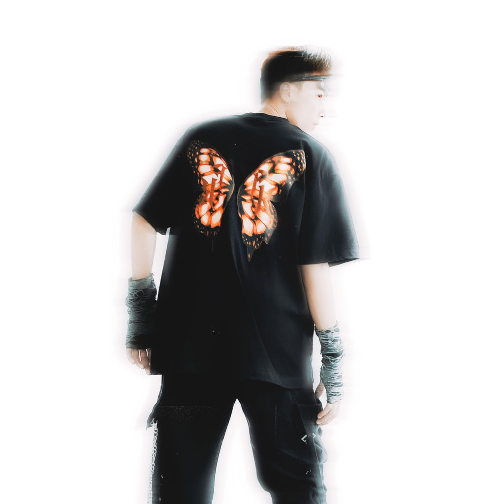 Butterfly Logo Tee Black