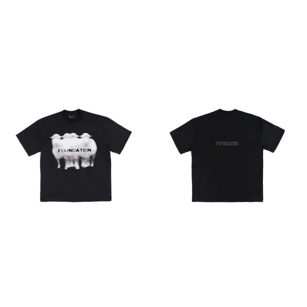 Foundation Sheep Logo Tee Black