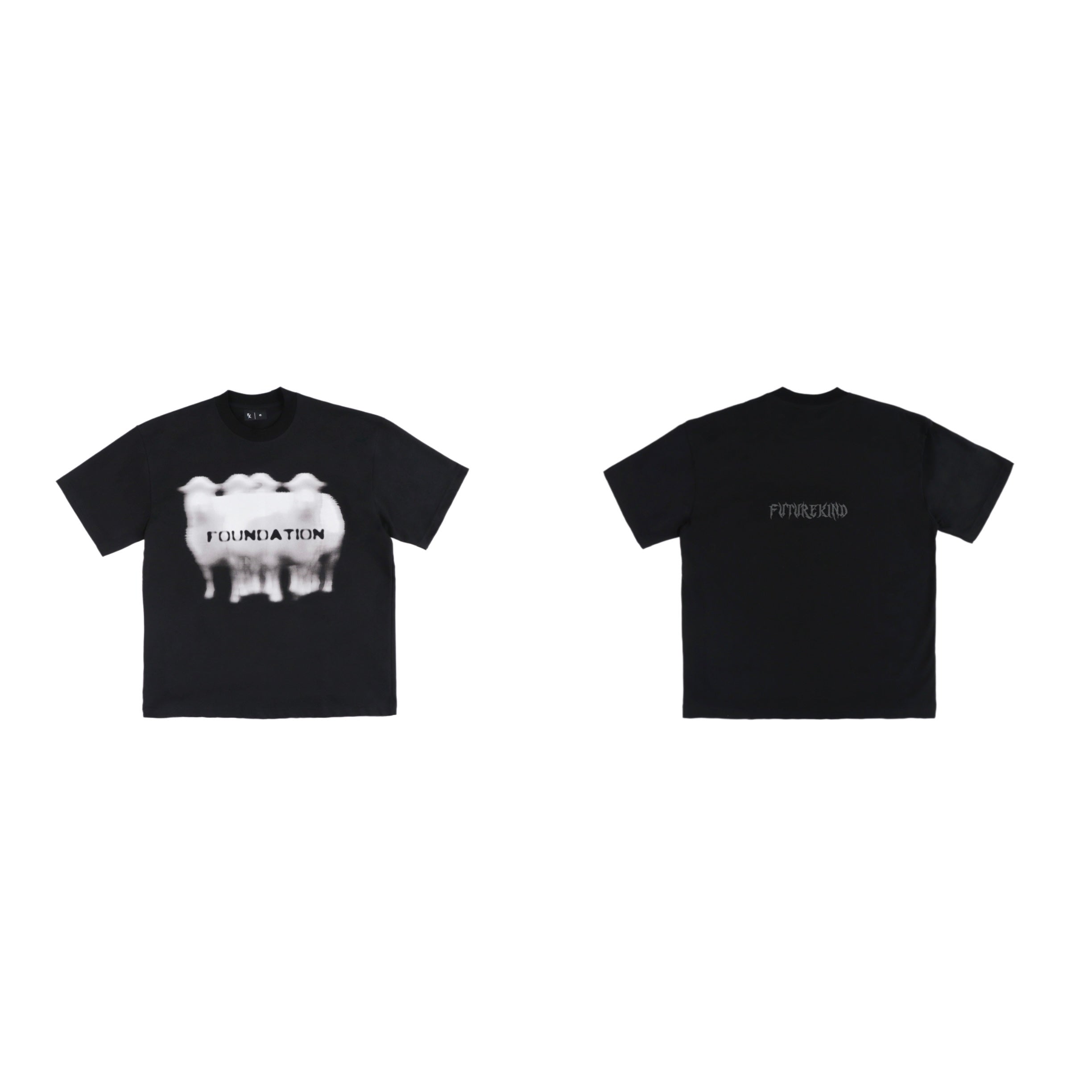Foundation Sheep Logo Tee Black