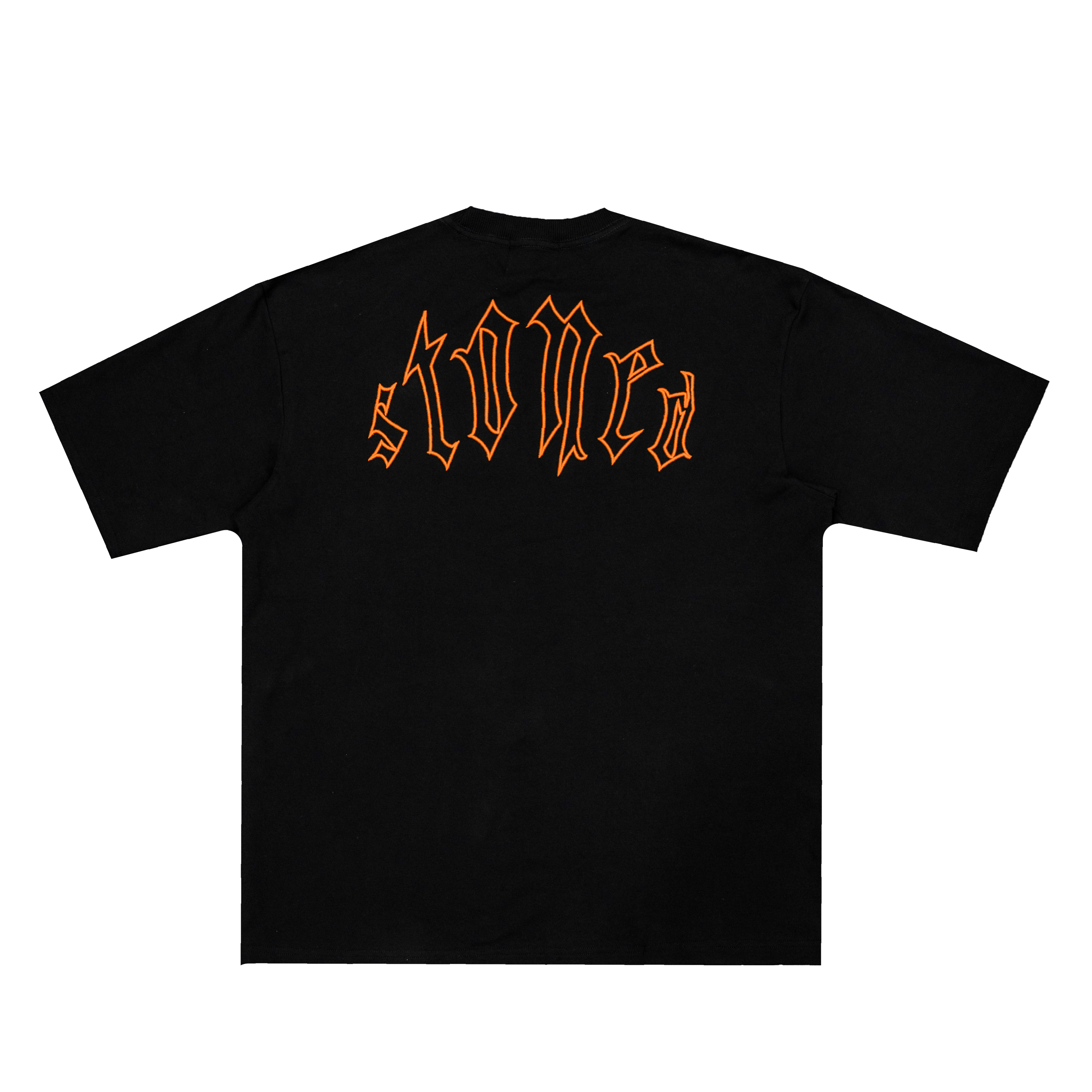 Stoned Retro : Maple UIP Tee Black