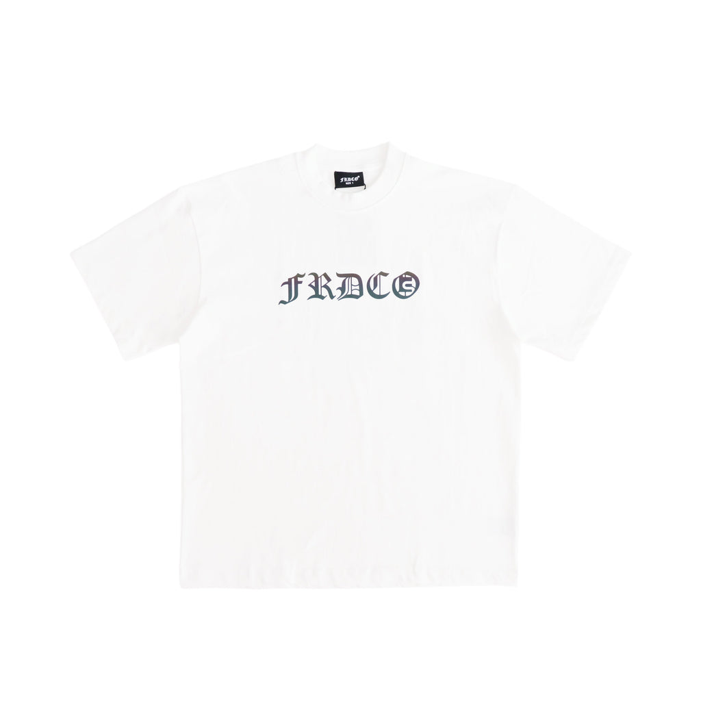 Triple S : Rainbow Reflective Snake Tee White