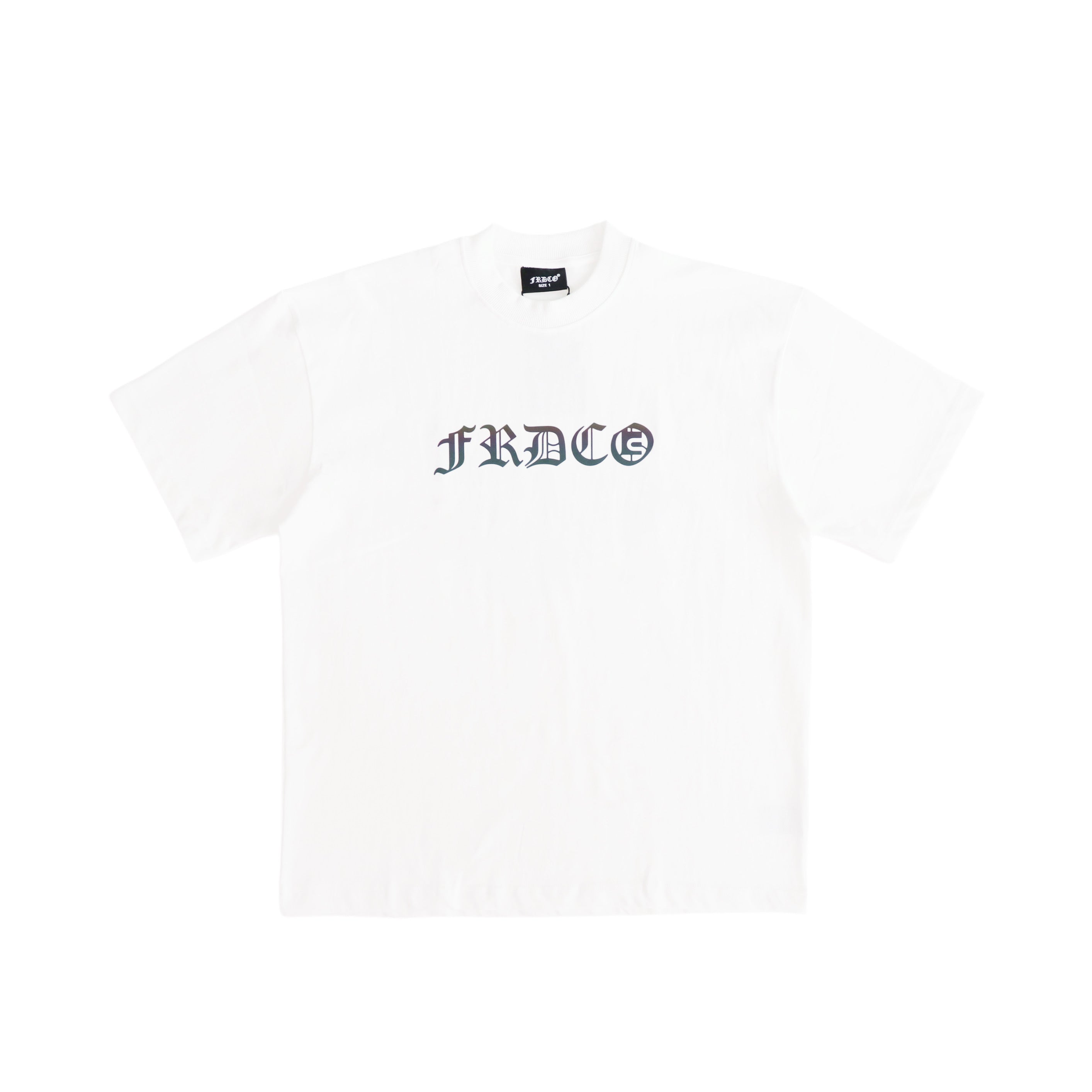 Triple S : Rainbow Reflective Snake Tee White